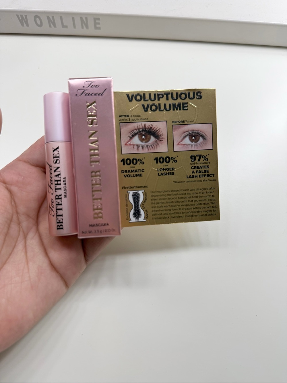 Too faced Better Than S*x Mascara Travel Size